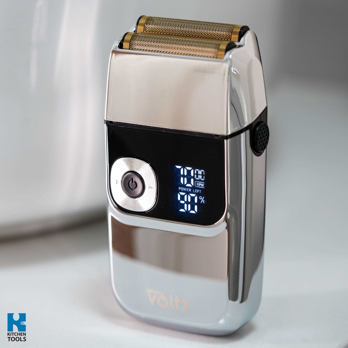 Самобръсначка Oliver Voltz OV51814C, 5W, LCD, IPX4, 1400mAh, Автономия до 2ч, 3 скорости, USB, Инокс