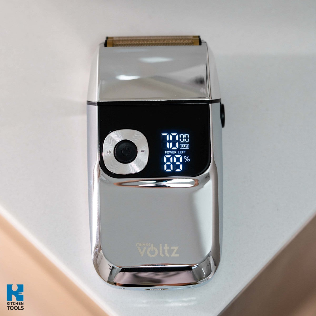 Самобръсначка Oliver Voltz OV51814C, 5W, LCD, IPX4, 1400mAh, Автономия до 2ч, 3 скорости, USB, Инокс