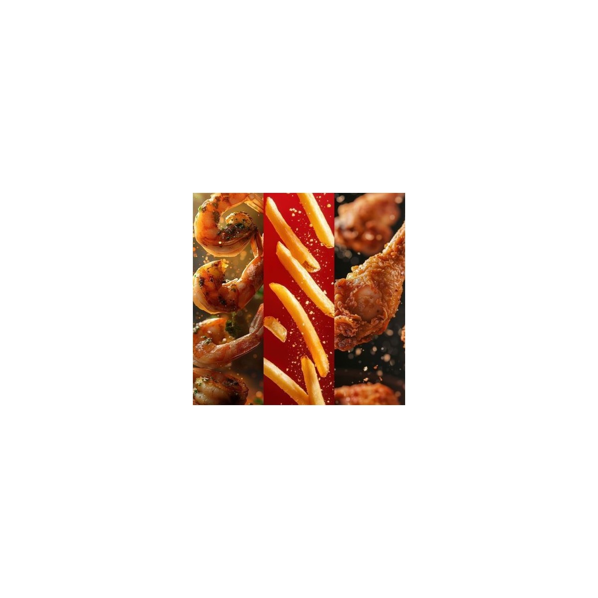 Airfryer ClearView 12 в 1, 1700 W, 7 литра, 80°C - 200°C, 60 мин. таймер, 12 програми, Oliver Voltz, черен