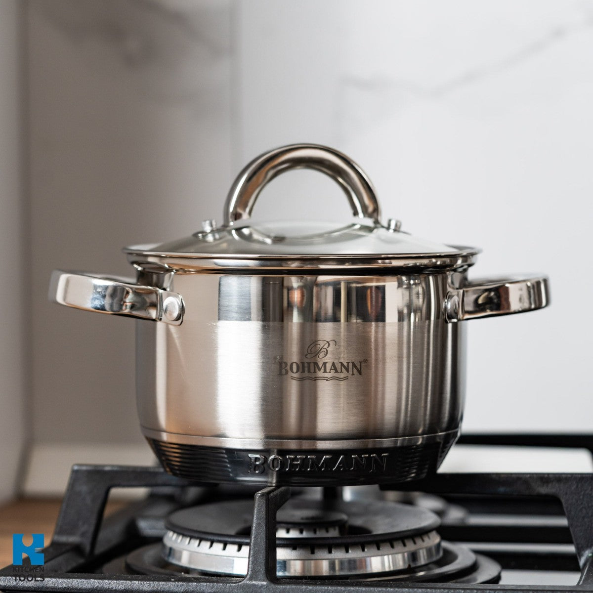 Комплект тенджери от 12 части неръждаема стомана Bohmann, Induction, PREMIUM, Австрия
