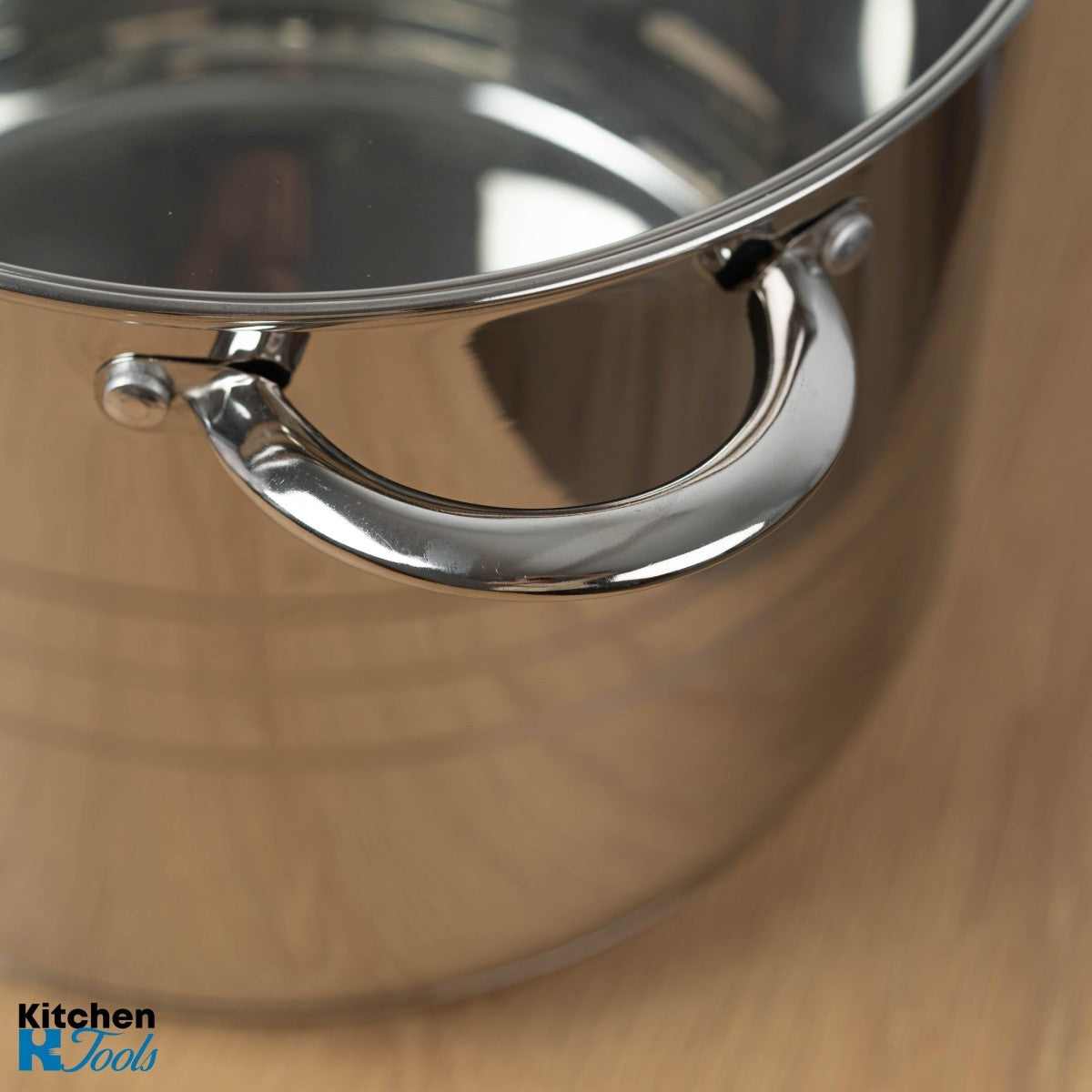 Комплект от 6 тенджери Bohmann от неръждаема стомана, (11.3L,13.6L,16.3L), индукция, 3-пластово дъно