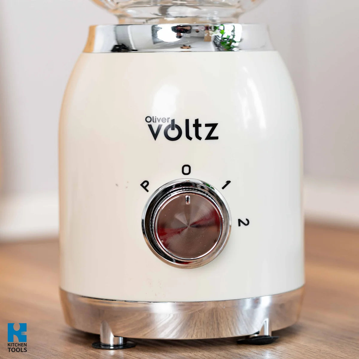 Блендер Voltz, 600W, 1.5 л, 2 скорости + Pulse, Стъклена кана, Крем