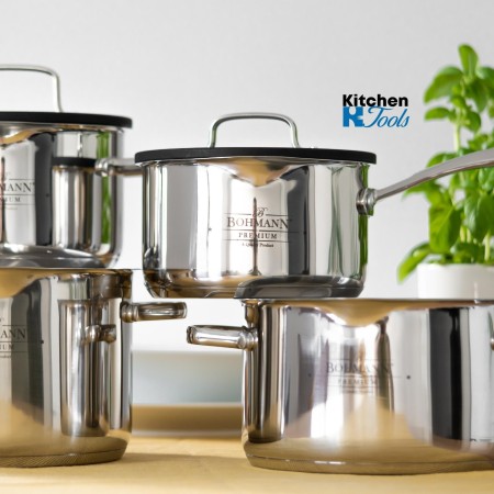 Комплект съдове INOX PREMIUM от 8 части