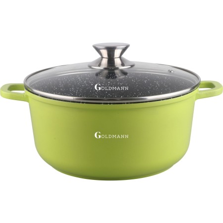 Зелена мраморна тенджера 2.3L, Goldmann