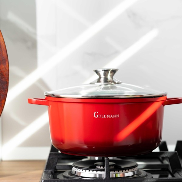 Мрамориран съд Goldmann - 2,3 л алуминиева отливка