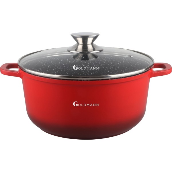 Мрамориран съд за готвене 4,5 л, Goldmann
