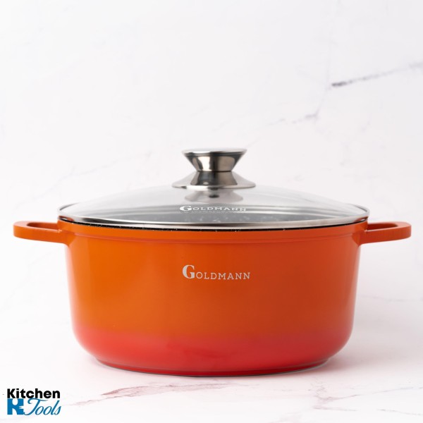 Мраморен съд за готвене 6,5 л - Goldmann