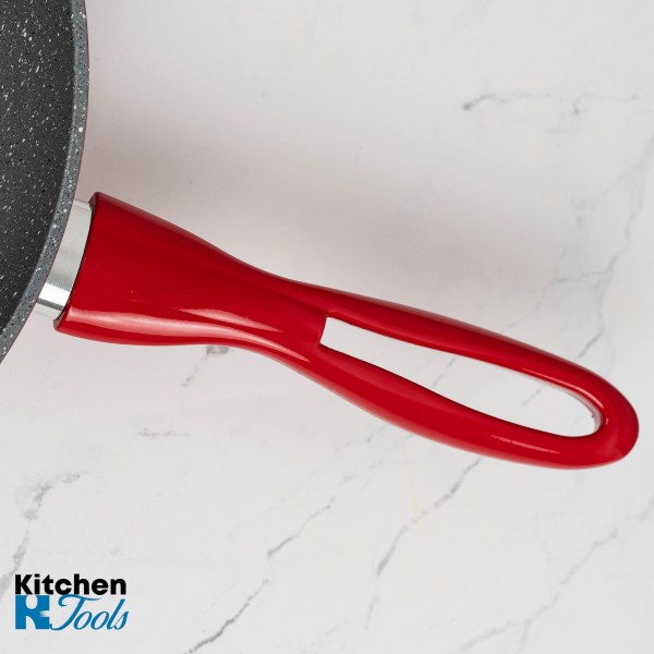 Тиган от алуминий с мраморно покритие, 24см