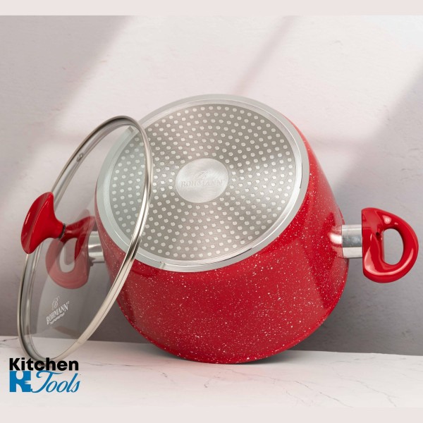 Висока тенджера 4.3L Bohmann, кована алуминиева, 24x13cm