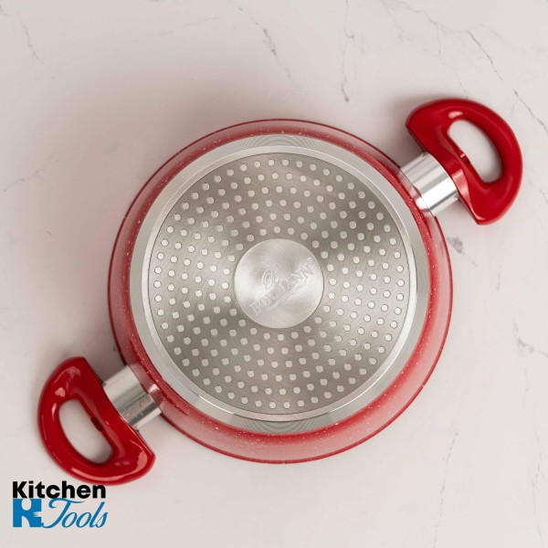 Висока тенджера 4.3L Bohmann, кована алуминиева, 24x13cm