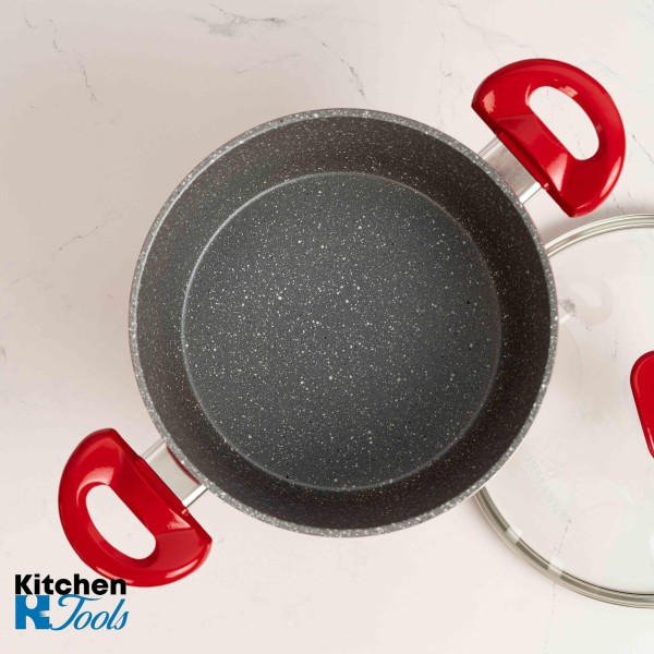 Висока тенджера 4.3L Bohmann, кована алуминиева, 24x13cm