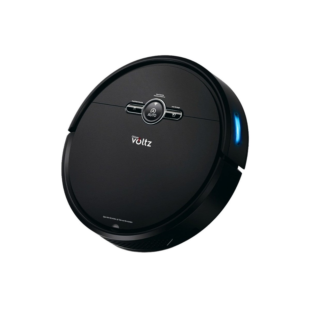 Прахосмукачка робот Oliver Voltz OV51004A, 4400mAh, 600 мл, До 200 m2, Wi-Fi, Tuya Smart, Жироскоп, Черен