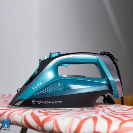 Ютия, 3200W, против котлен камък, вертикална/хоризонтална, 350 мл, керамична, бързо нагряване, Oliver Voltz, синя