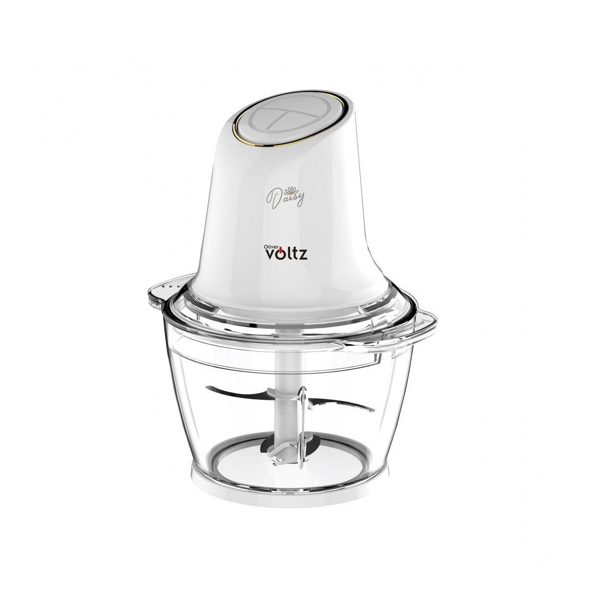 Чопър Oliver Voltz Daisy - 600W, стъкло, бял