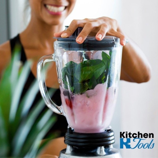 Блендер със стъклена купа, 1,5 литра, остриета от неръждаема стомана, 800 W, 2 скорости + импулсна функция, Oliver Voltz