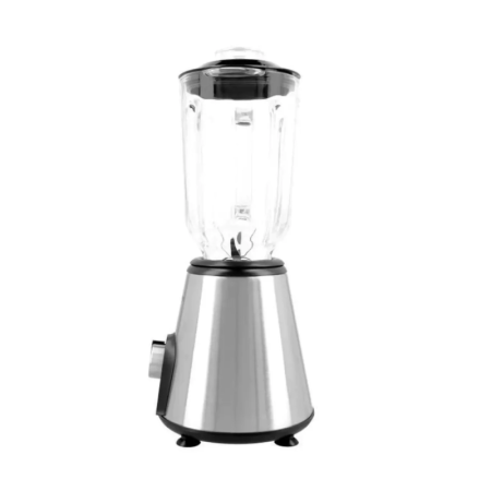 Блендер със стъклена купа, 1,5 литра, остриета от неръждаема стомана, 800 W, 2 скорости + импулсна функция, Oliver Voltz