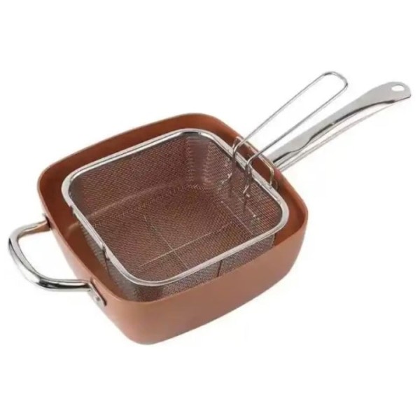 Тигани с неръждив покритие и меден ринг 4.5л