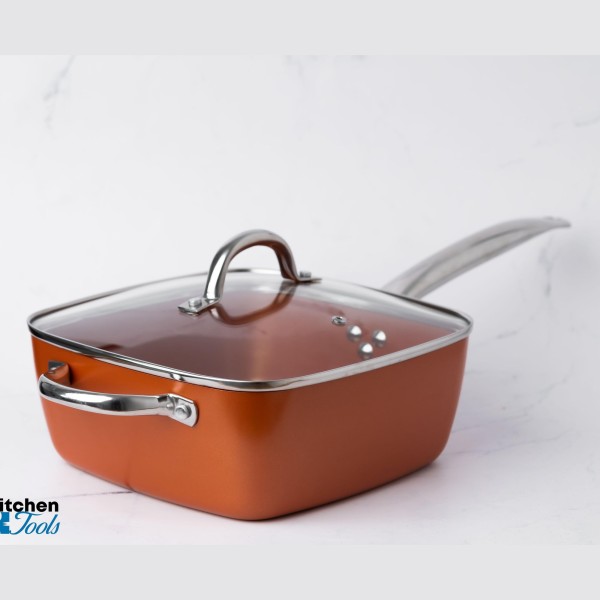 Тигани с неръждив покритие и меден ринг 4.5л