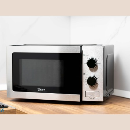 Микровълнова фурна Voltz 700W, 20L, Сива