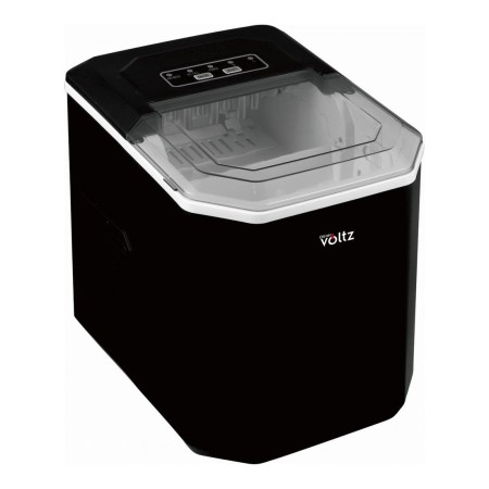 Ледогенератор Oliver Voltz OV51447B, 120W, 12 кг/24 часа, 1.3 л, 9 кубчета за цикъл работа, Индикатор за лед и вода, Бял
