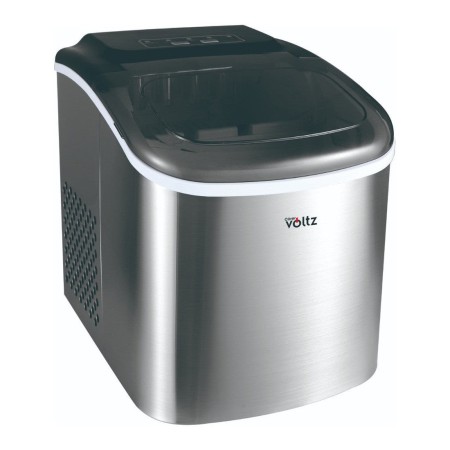 Ледогенератор Oliver Voltz, 12 кг/ден, 1.3 л,, 9 кубчета/серия, охлаждане с R600a, интелигентни индикатори, Bullet ice, сив