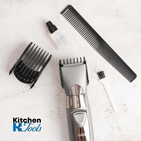 Машинка за подстригване Rosberg, безжична, самозаточващи се ножчета, 4-30 мм