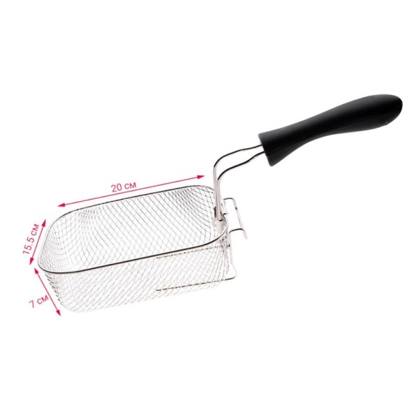 Електрически фритюрник 2L, 2000W, неръждаема стомана