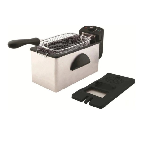 Електрически фритюрник 2L, 2000W, неръждаема стомана