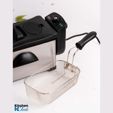 Фритюрник Voltz 3L, 2200W, неръждаема стомана