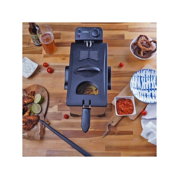 Фритюрник Voltz 3L, 2200W, неръждаема стомана