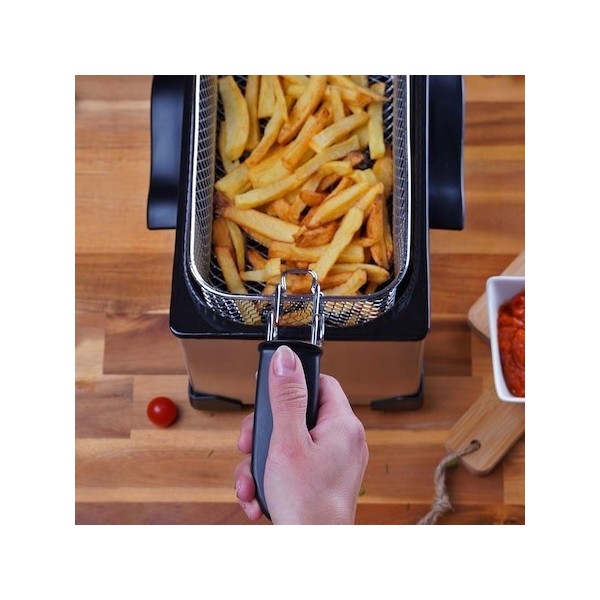 Фритюрник Voltz 3L, 2200W, неръждаема стомана