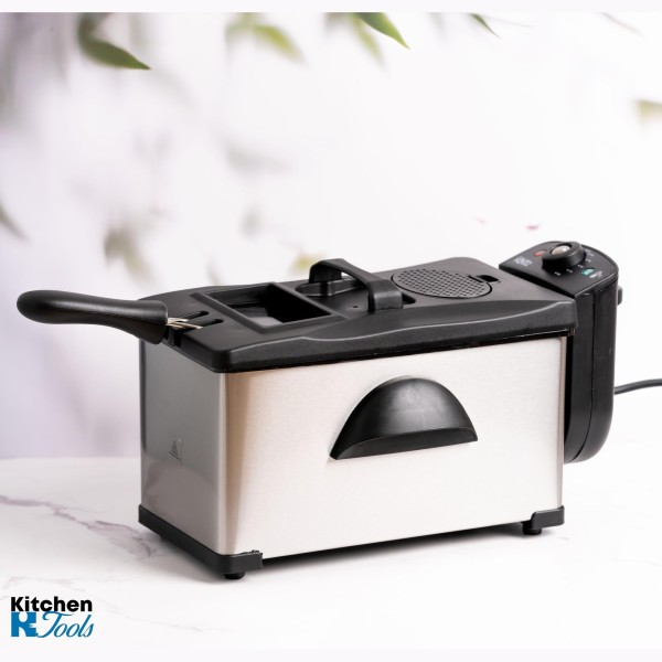 Фритюрник Voltz 3L, 2200W, неръждаема стомана