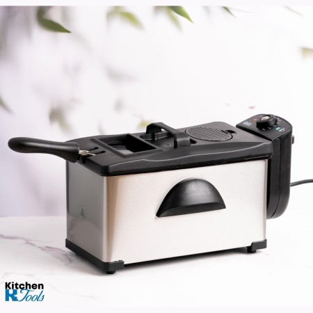 Фритюрник Voltz 3L, 2200W, неръждаема стомана