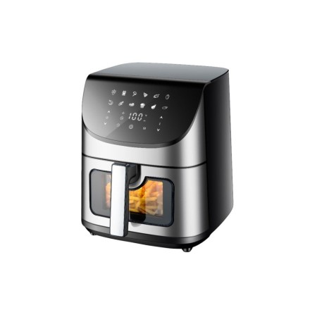Airfryer ClearView 12 в 1, 1700 W, 7 литра, 80°C - 200°C, 60 мин. таймер, 12 програми, Oliver Voltz, черен