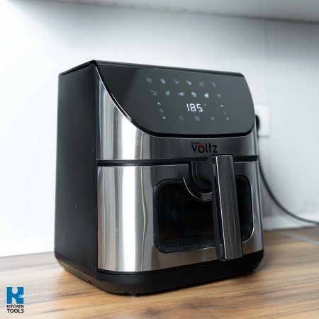 Airfryer ClearView 12 в 1, 1700 W, 7 литра, 80°C - 200°C, 60 мин. таймер, 12 програми, Oliver Voltz, черен
