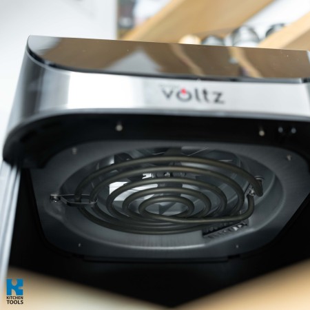 Airfryer ClearView 12 в 1, 1700 W, 7 литра, 80°C - 200°C, 60 мин. таймер, 12 програми, Oliver Voltz, черен