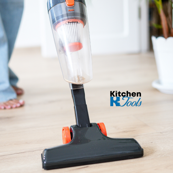 Вертикална прахосмукачка Rosberg 2в1, 600W, черна