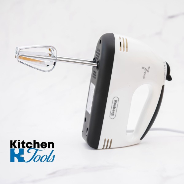 Миксер Rosberg, 7 скорости, 4 аксесоара, 200W