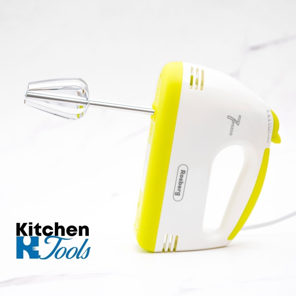 Ръчен миксер Rosberg 7 скорости, зелен