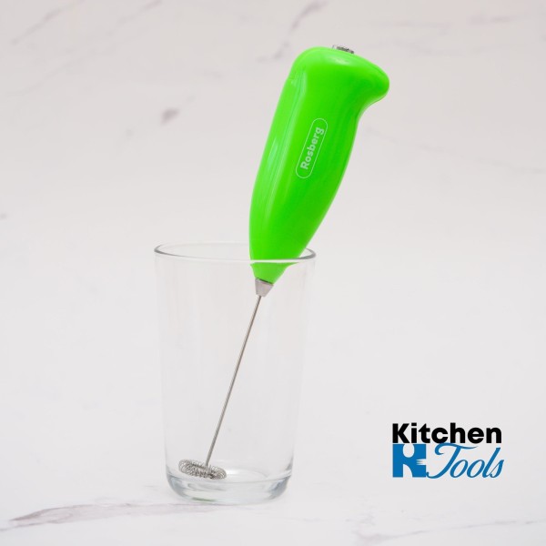 Миксер Rosberg, зелен, 21.5 см, 2xAA