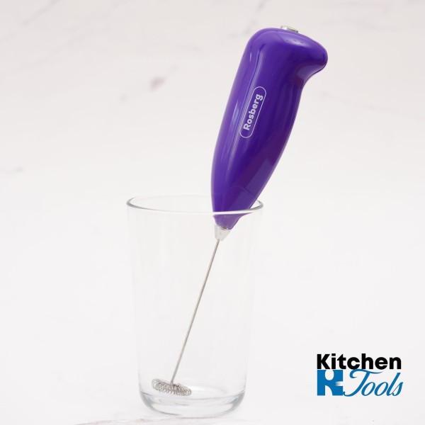 Миксер за фрапе Rosberg, лилав, 21.5 см