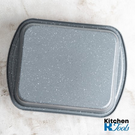 Алуминиева мраморирана тава - 40x29x8 см Bohmann