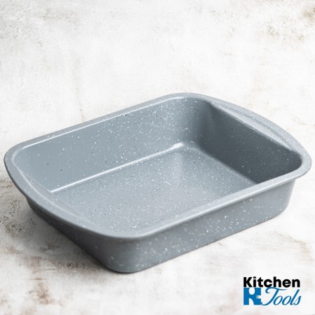 Алуминиева мраморирана тава - 40x29x8 см Bohmann