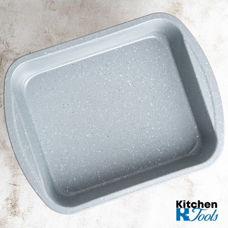 Алуминиева мраморирана тава - 40x29x8 см Bohmann