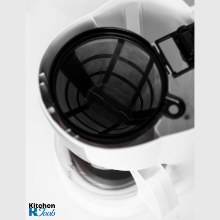 Кафемашина Rosberg - 600W, 600 мл, Бяла