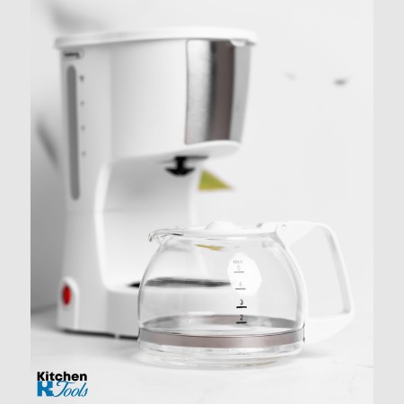 Кафемашина Rosberg - 600W, 600 мл, Бяла