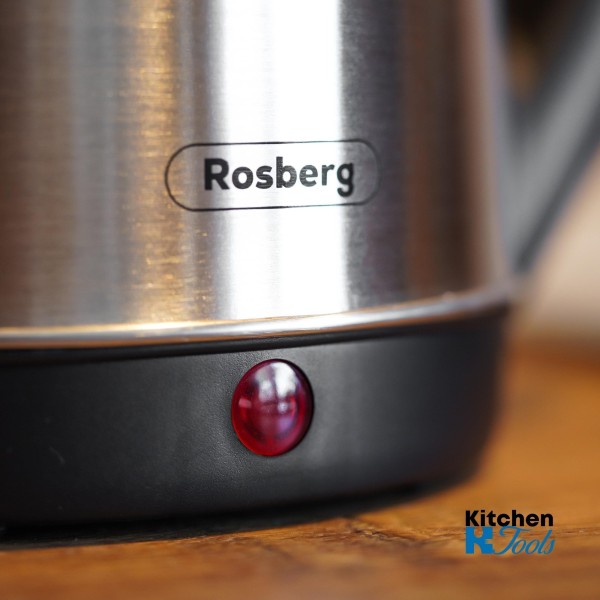 Електрическа чаша 1500W, 1L, Rosberg неръждаема стомана