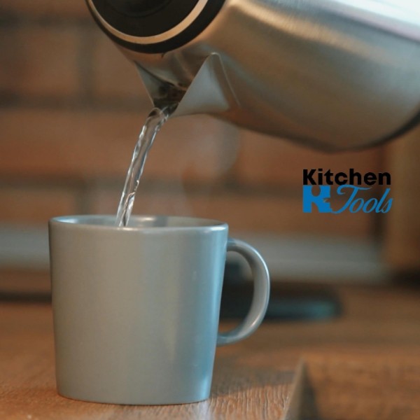 Електрическа чаша 1500W, 1L, Rosberg неръждаема стомана