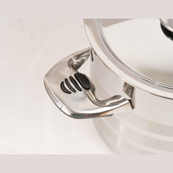 Тенджера за мляко 5 литра, неръждаем капак Rosberg