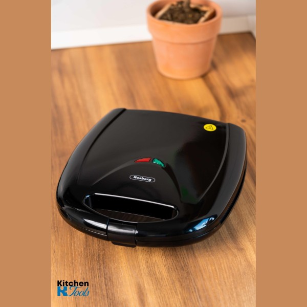 Тостер Rosberg, 1200W, 4 филийки, черна